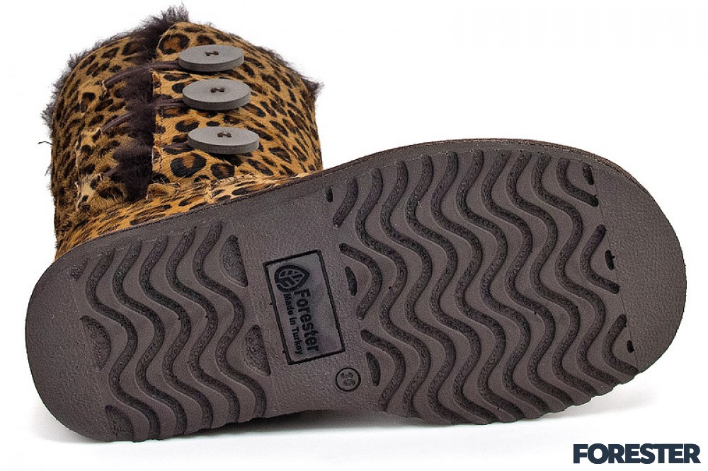 Леопардовые угги Forester 3801-508