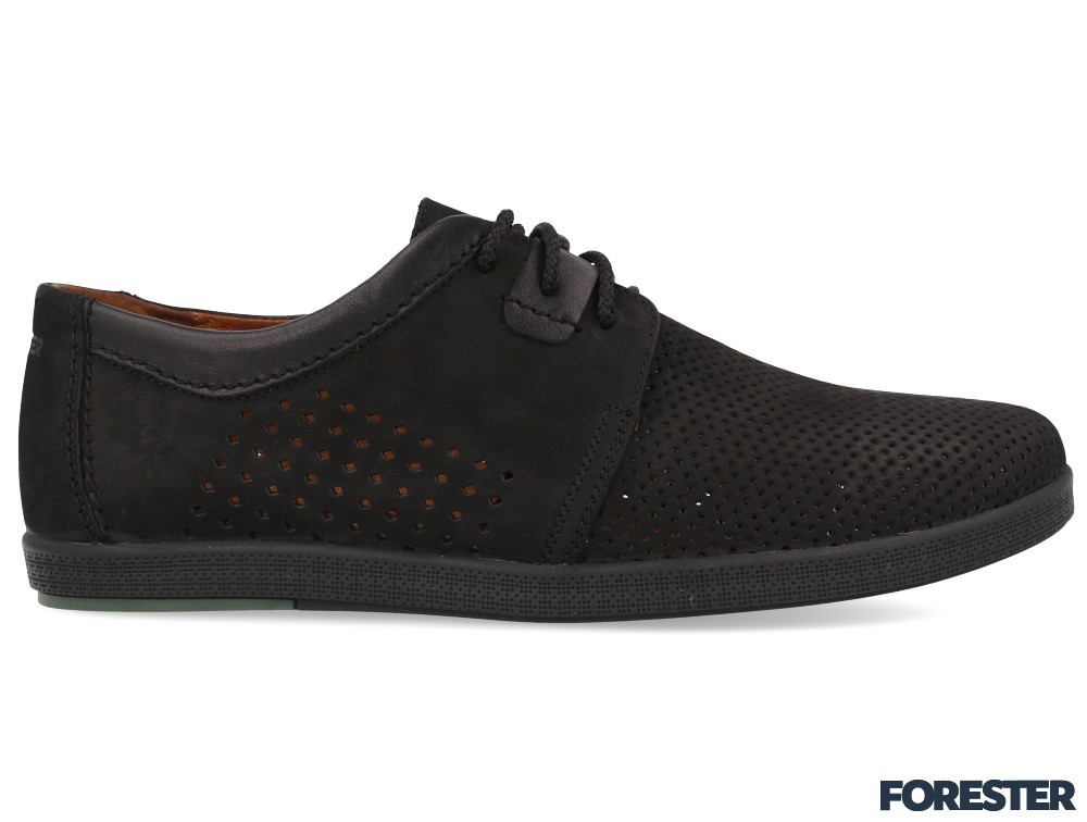 Чорні чоловічі туфлі Forester 701-02