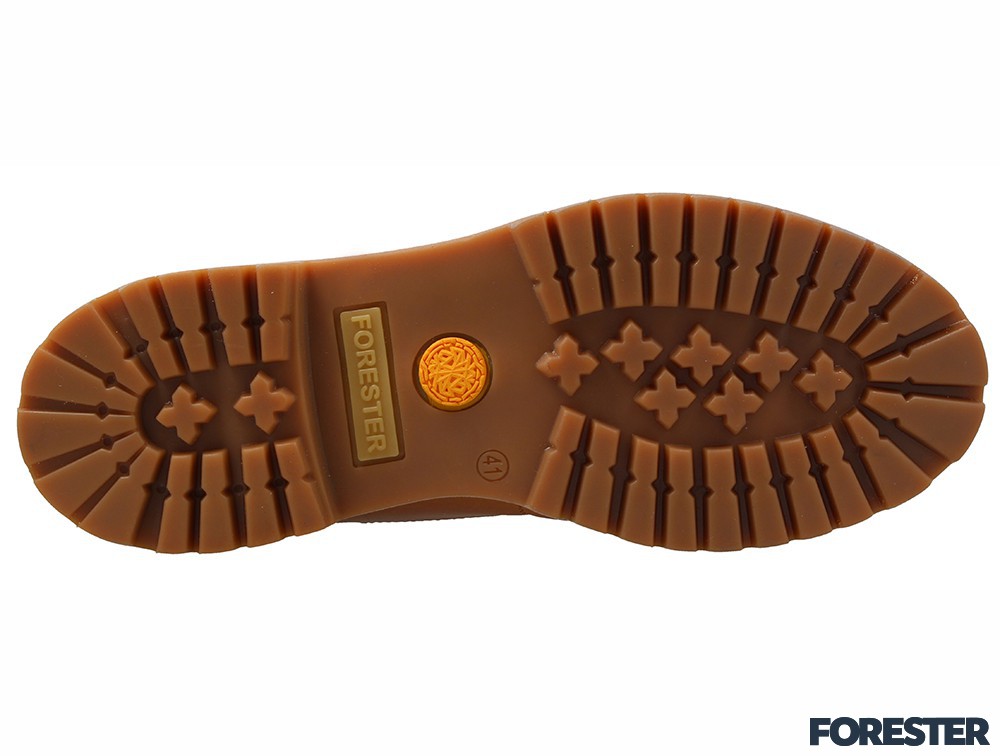 Зимние ботинки Forester Camel Leather 7751-200 С мехом
