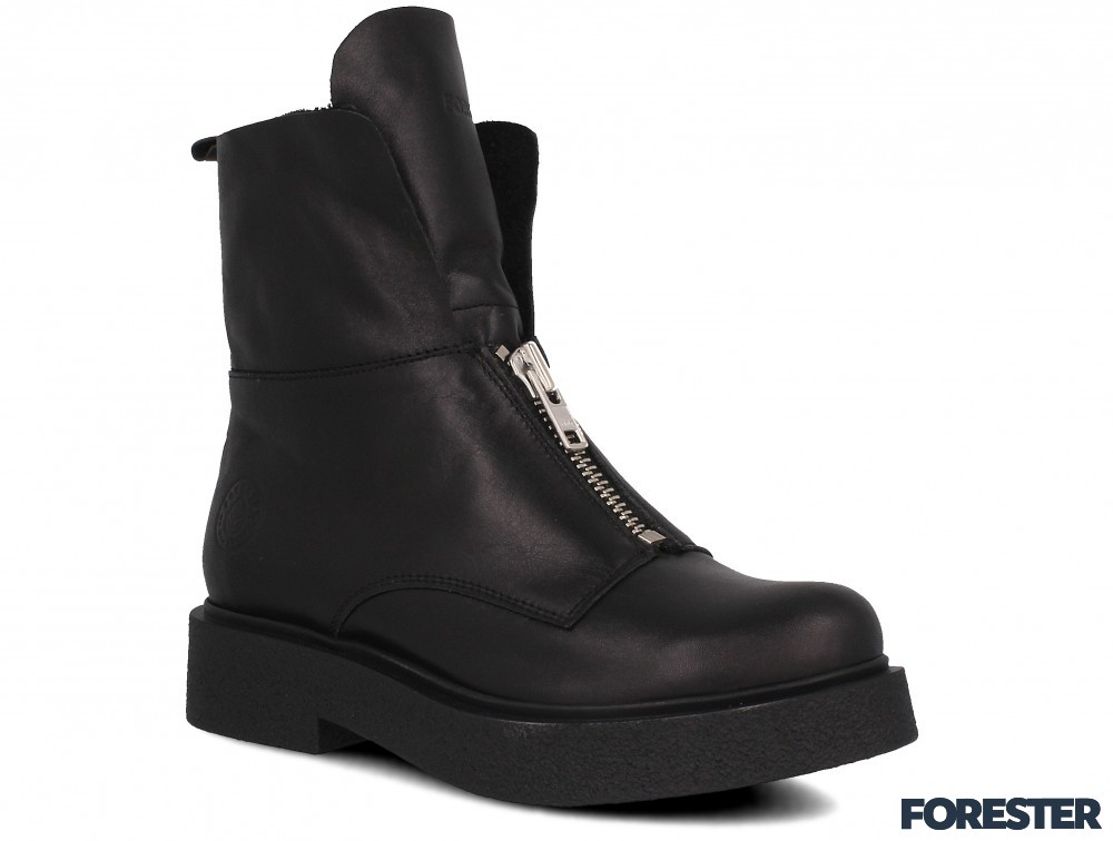 Жіночі черевики Forester Woman Zip Black Mid 81801-27 