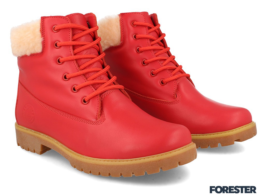 Жіночі черевики Forester Red Lthr Yellow Boot 0610-247