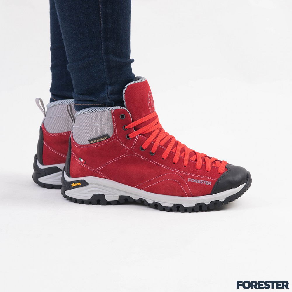 Червоні черевики Forester Red Vibram 247951-471 Made in Italy