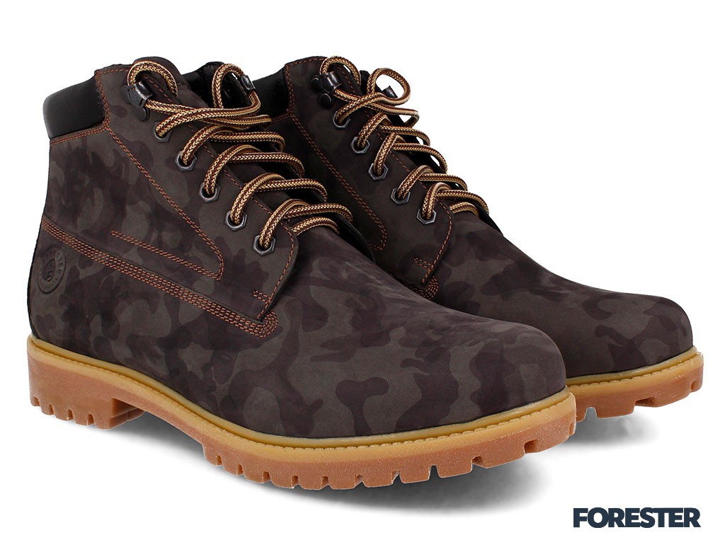 Чоловічі черевики Forester Urbanity 7751-782 Brown Camouflage