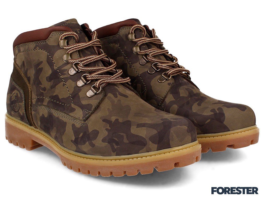 Чоловічі черевики Forester Urbanity 7755-621 Chaki Camouflage
