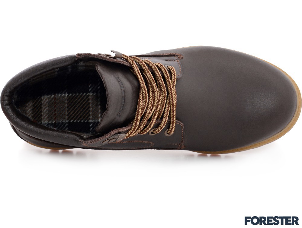 Мужские ботинки Forester 77751-177 Коричневая кожа