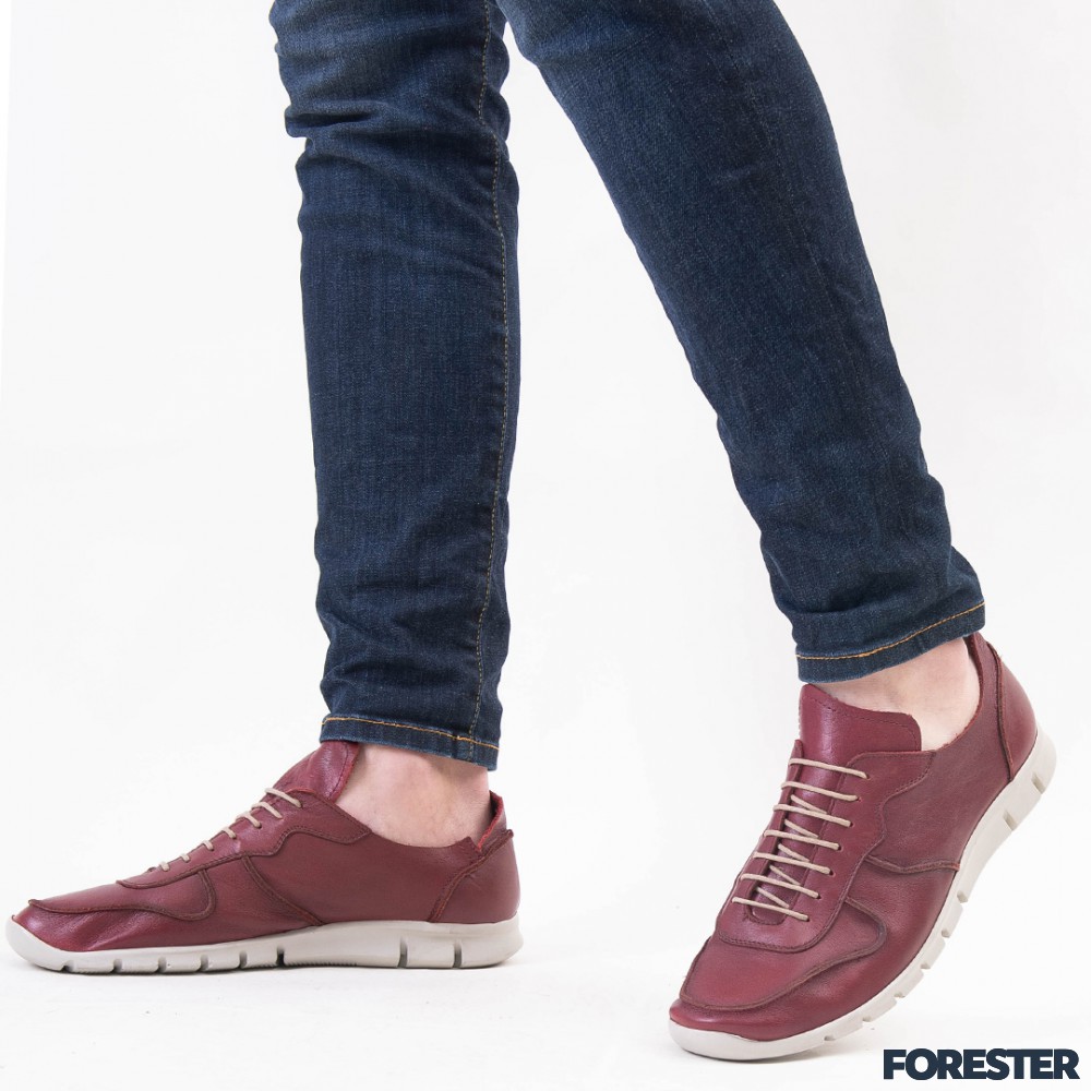 Чоловічі кросівки Forester 983-48 (бордовий)