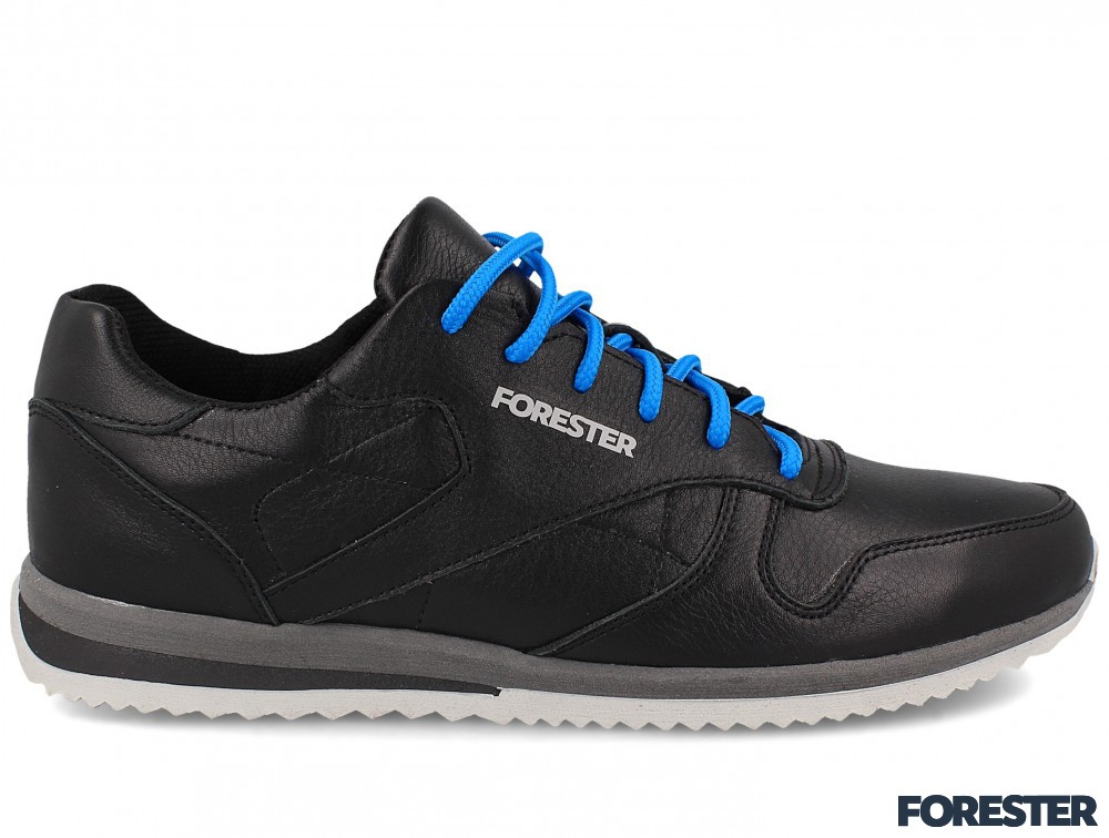 Чоловічі кросівки Forester Original Black Leather 4101-2740