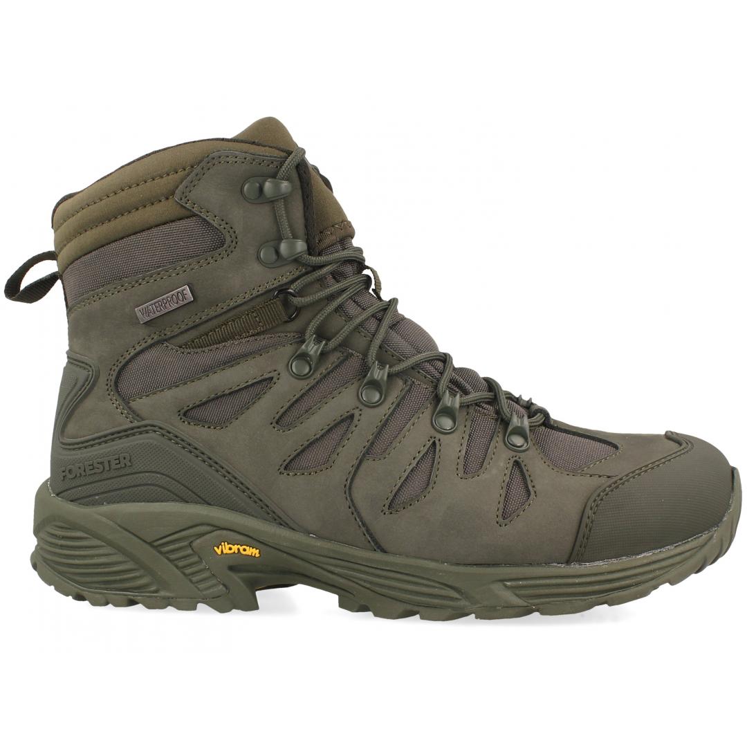 Мужские берцы Forester Mid Force Khaki Waterproof B24W003A-17FO Vibram