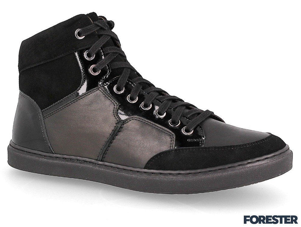 Ботинки Forester 02-0346-001 Черный, Натуральная кожа