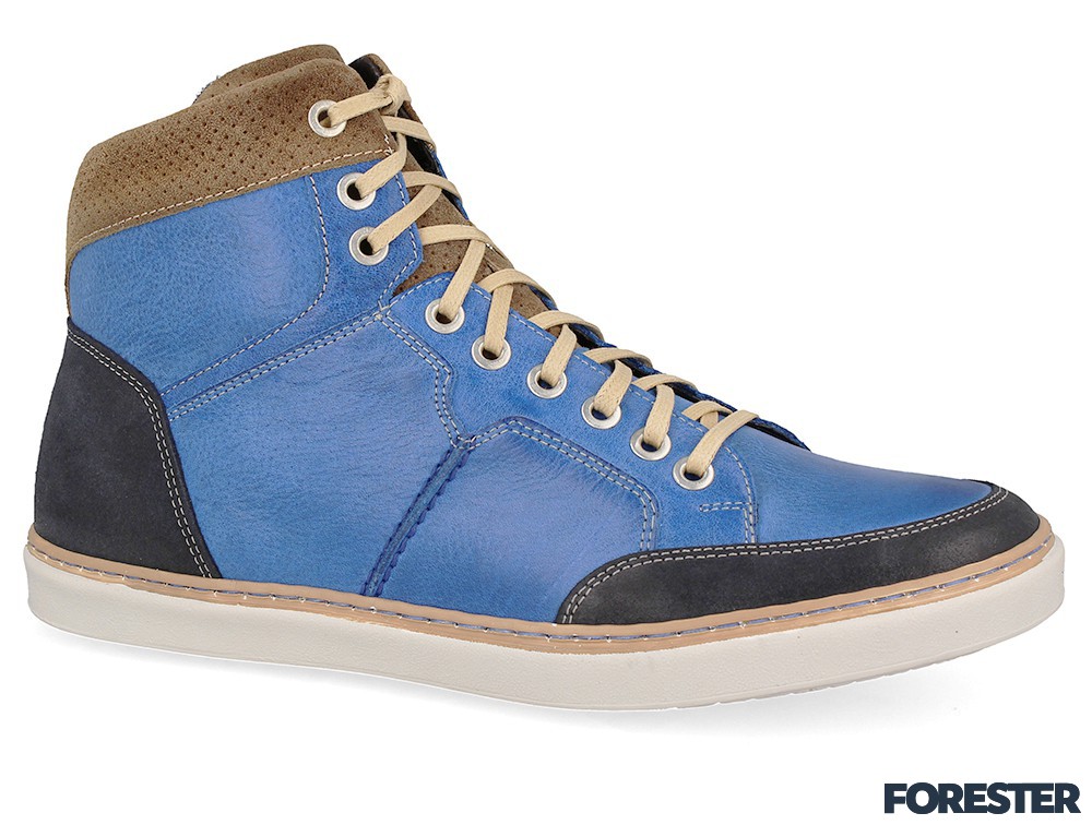 Ботинки Forester 02-0346-003 Синий, Натуральная кожа