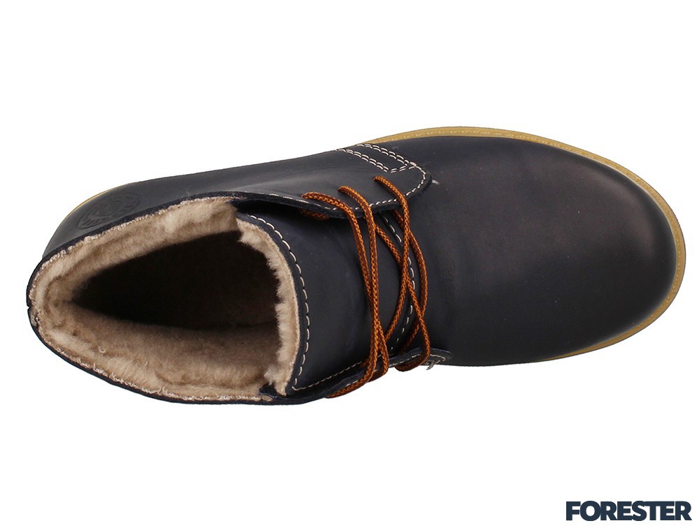 Ботинки Forester 3988-89 Тёмно-синий, Натуральная кожа