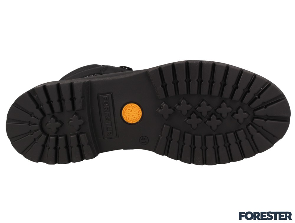 Ботинки Forester 4534-27 Черный, Натуральная кожа,Мех
