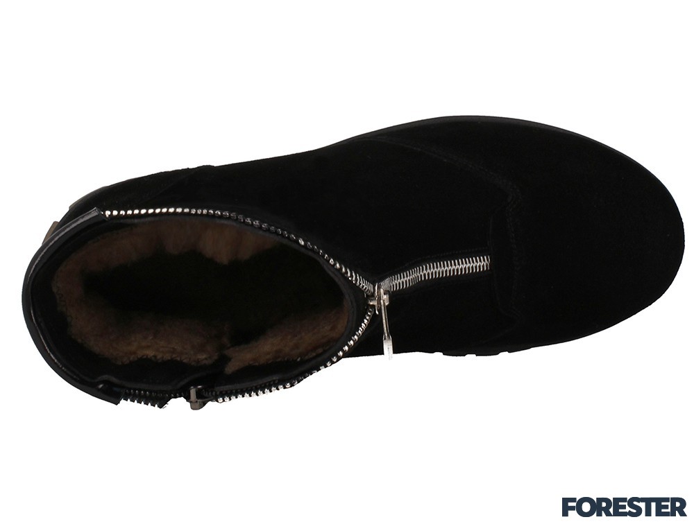 Ботинки Forester 95,92-1663 Черный, Лаковая кожа