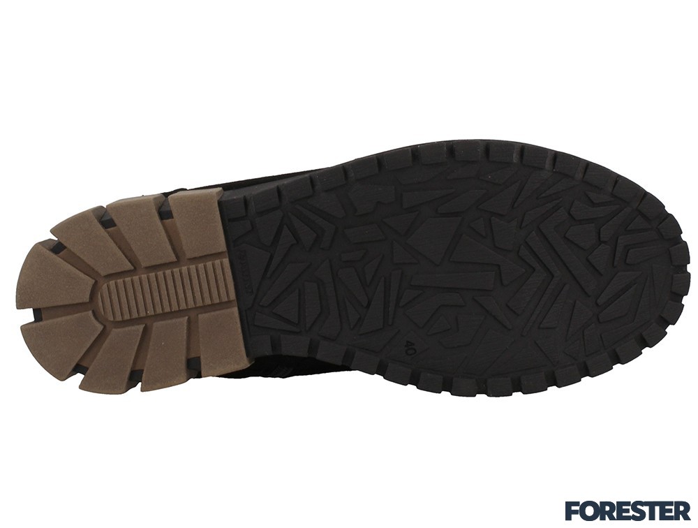 Ботинки Forester 95,92-1663 Черный, Лаковая кожа