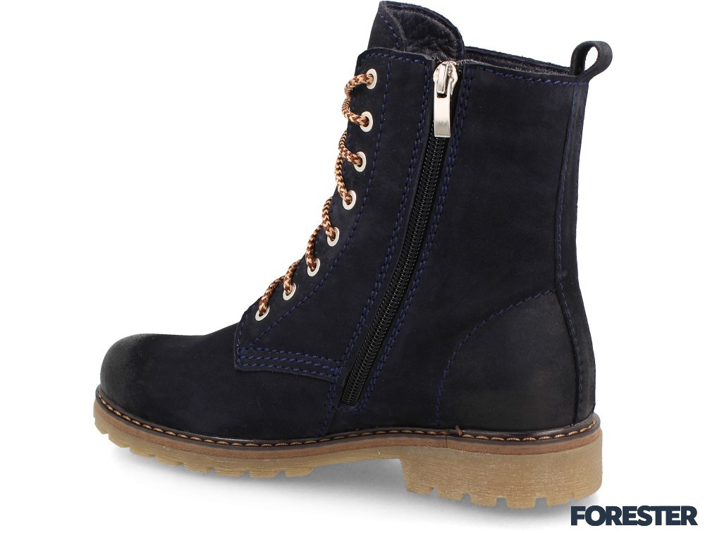 Ботинки Forester 3558-892 Тёмно-синий, Нубук