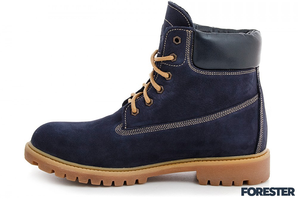 Синие ботинки Forester 4563-89
