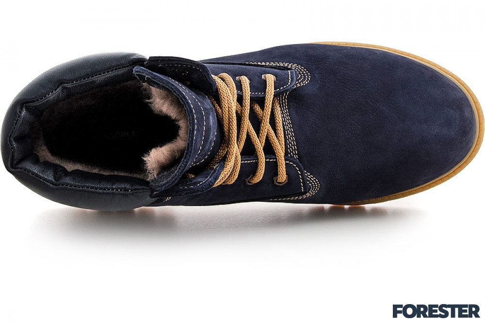 Синие ботинки Forester 4563-89