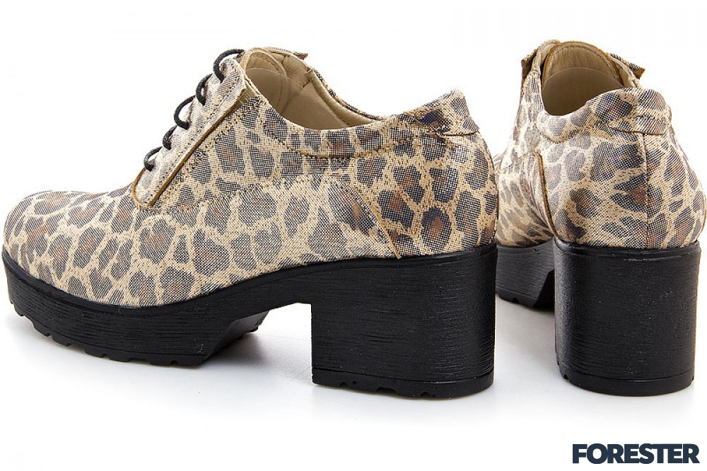 Женские кожаные туфли Forester 56125-77 