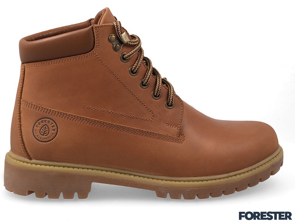 Зимние ботинки Forester Camel Leather 7751-200 С мехом