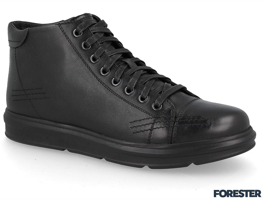 Ботинки Forester Classic Flex 7785-27 Черная кожв