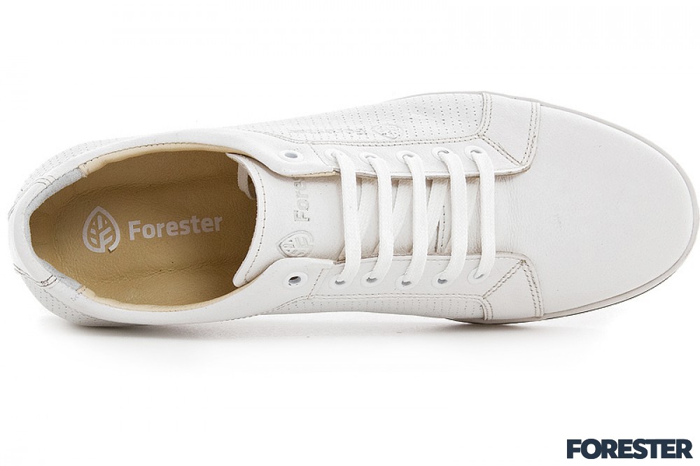 Спортивные туфли Forester 91-213 Dp Белая кожа