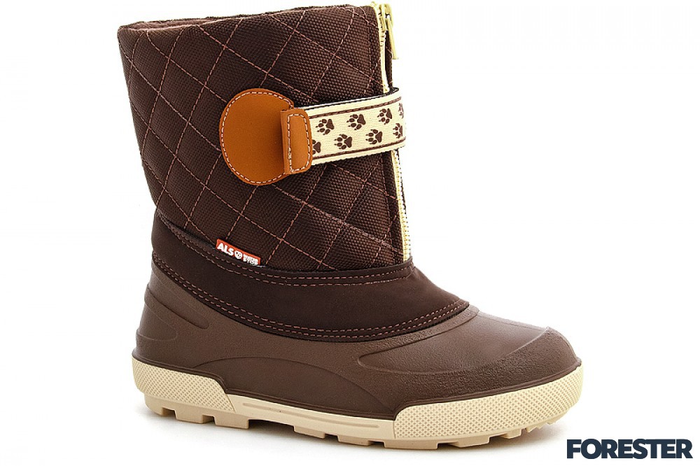 Детские ботинки Forester Snow 95014-45  коричневые