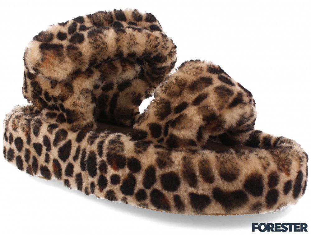 Женские босоножки Forester Fur Sandals 1095-2145