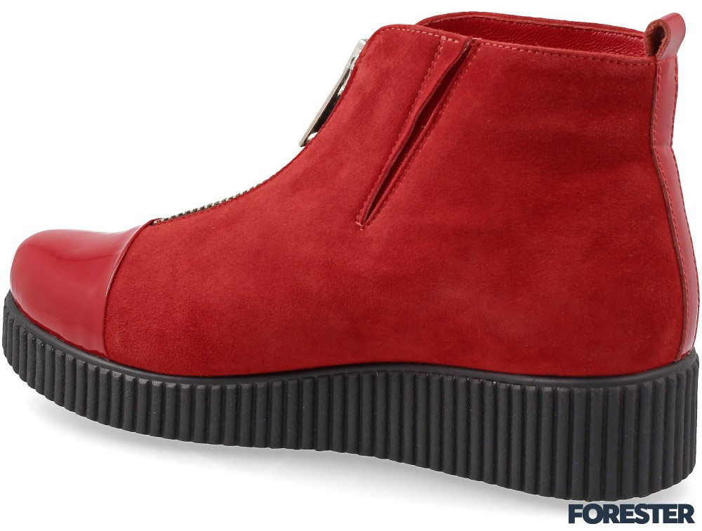 Женские ботиночки Forester 3572-280747 Red Suede