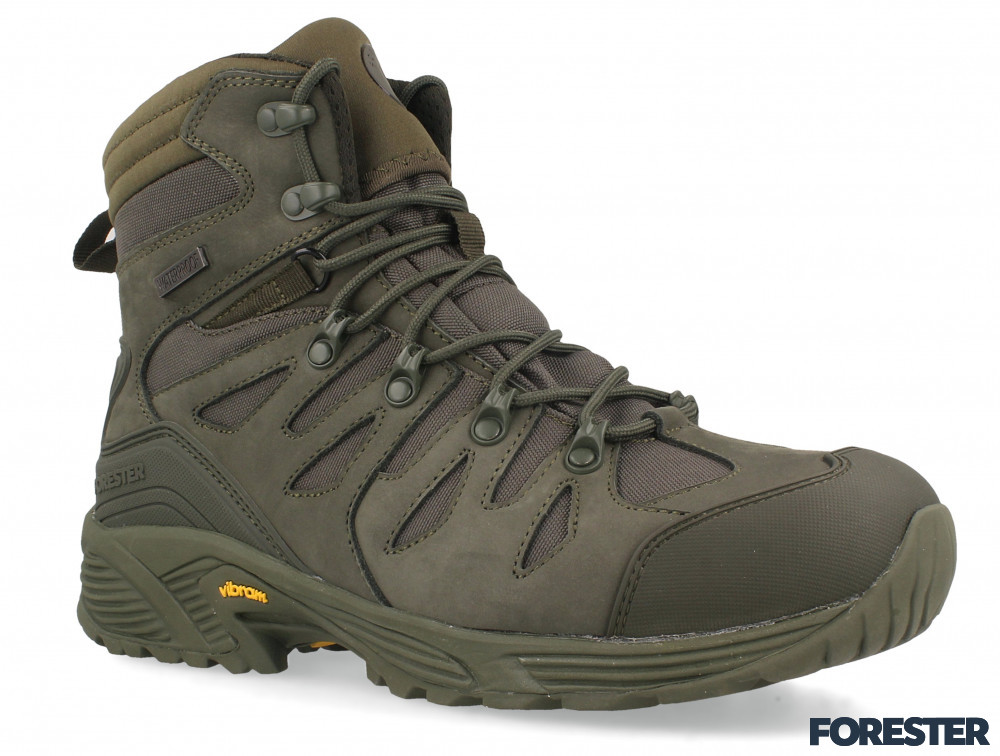 Мужские берцы Forester Mid Force Khaki Waterproof B24W003A-17FO Vibram