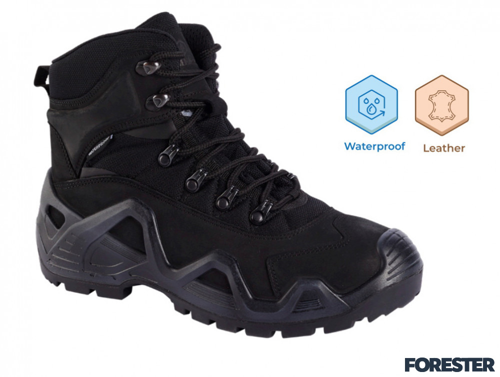 Мужские берцы Hammer Jack Leopard Siyah Waterproof 1000-23015-27