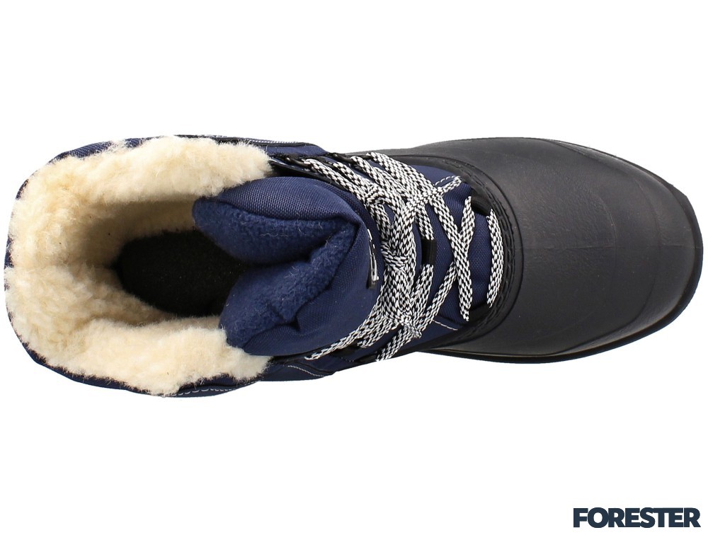 Зимние ботинки на меху Forester Grenlandia Navy A7011-89 Wool